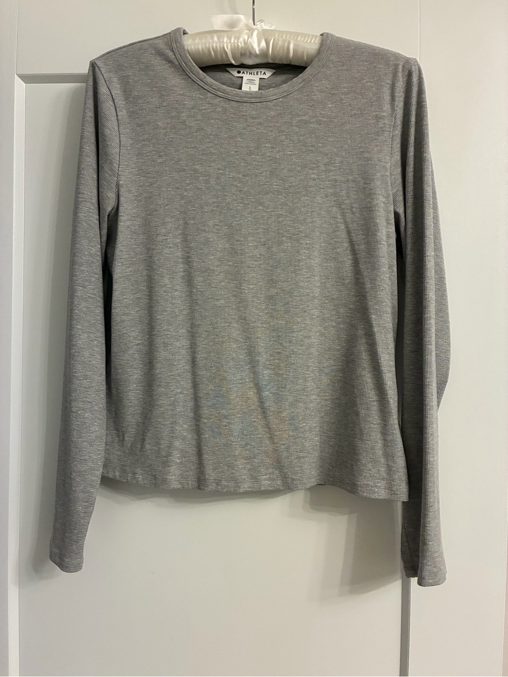 Athleta long sleeve rib knit tee